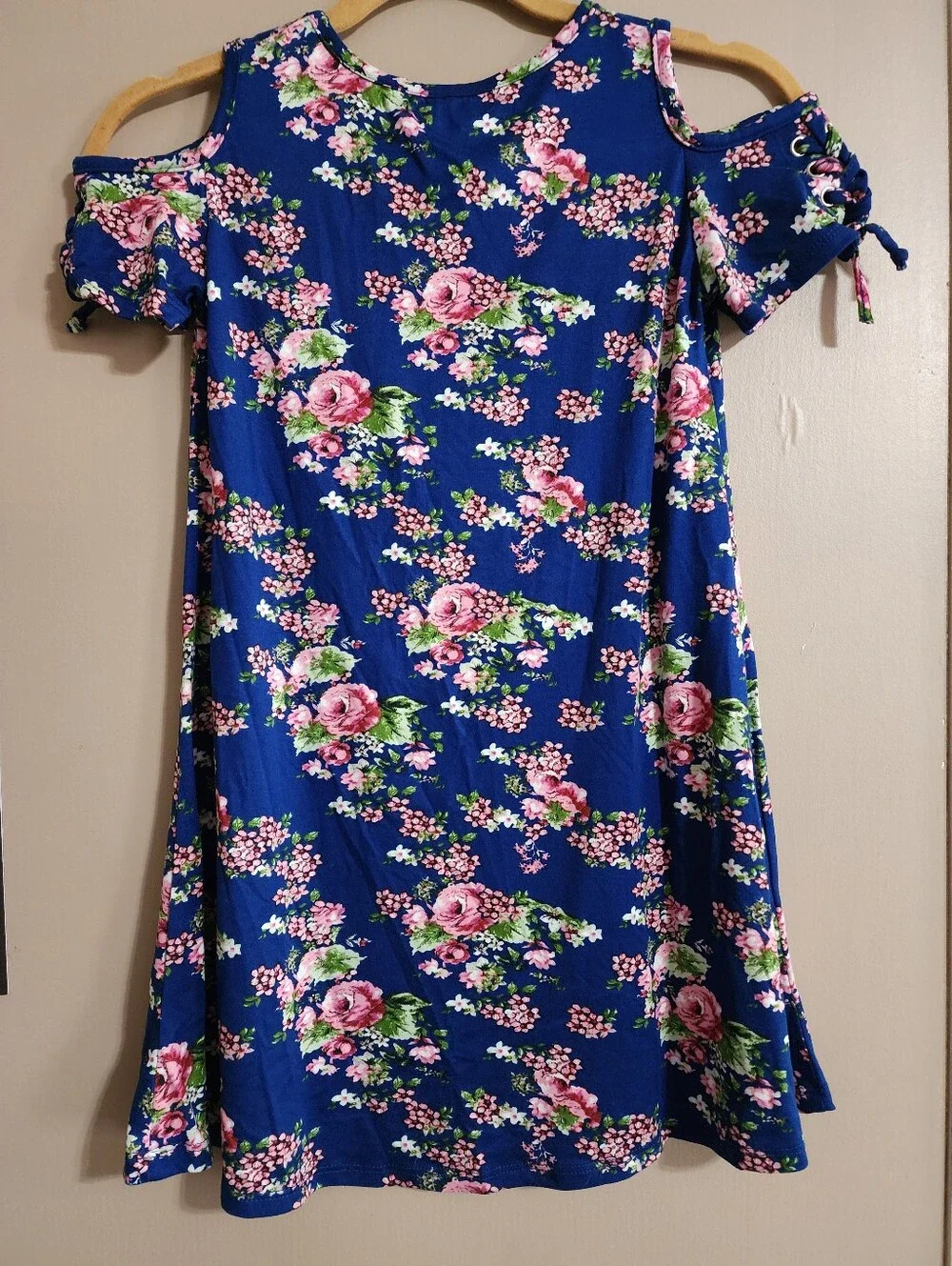Boho Floral Cold Shoulder Dress |‎ btween | 10 Girls